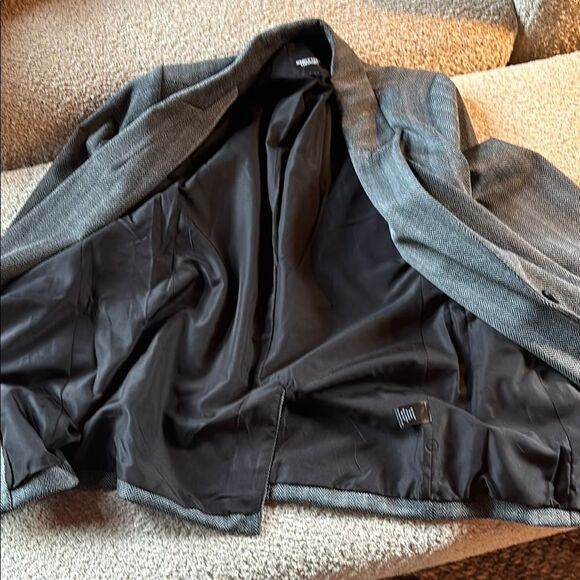 Simply Vera Vera Wang Gray Sport Coat with Notched Lapel - Picture 10 of 10